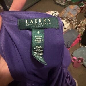 Lauren Ralph Lauren Purple Dress